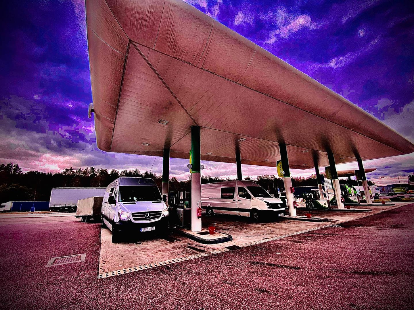 parc auto microbuze moderne