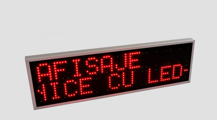 Afișaje electronice cu LED-uri – TOP avantaje afisaje electronice cu led