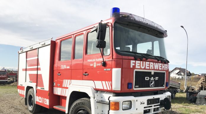 Modele noi pe stoc la autospeciale pompieri second hand Autospeciala pompieri MAN