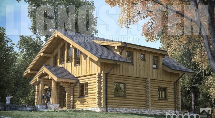 Legnosistem – expert în construcția caselor din lemn rotund cabana busteni lemn rotund