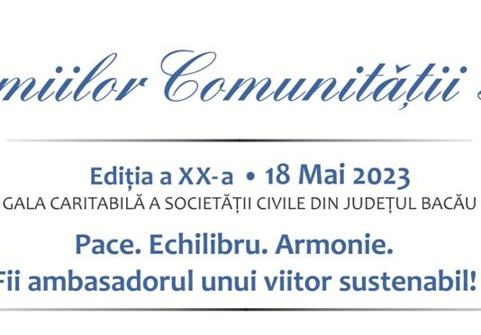 Cea de a XX-a ediție a Galei Premiilor Comunității Băcăuane, 18 mai 2023 Comunicat de presă: Cea de a XX-a ediție a Galei Premiilor Comunității Băcăuane, 18 mai 2023